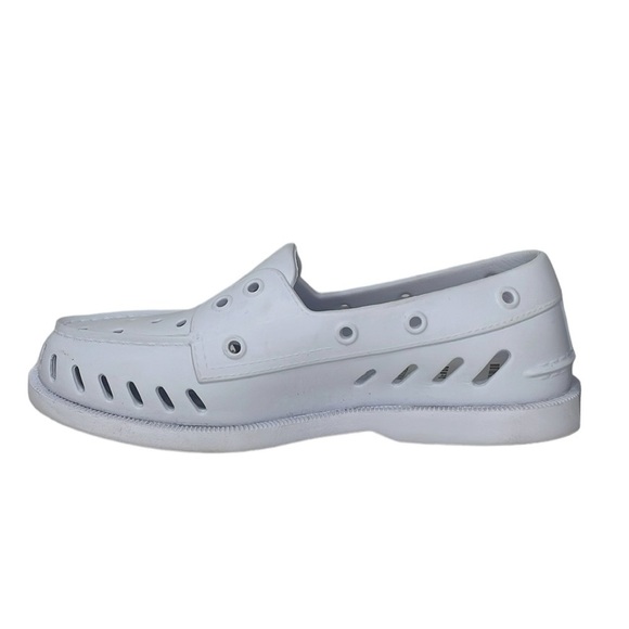 Sperry Top-Sider Shoes Women's 7 White Authentic Original Float Boat Non-Marking - Picture 9 of 13